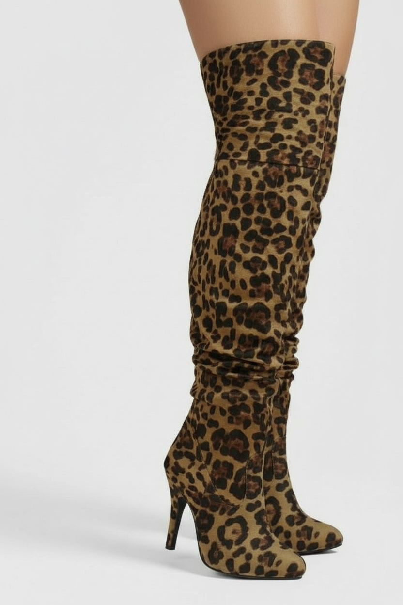 RUNWAY VIXEN KNEE-HIGH BOOTS