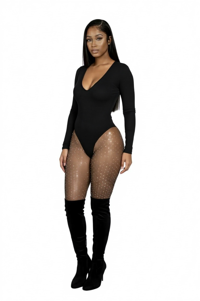 GLIMMER MESH TIGHTS