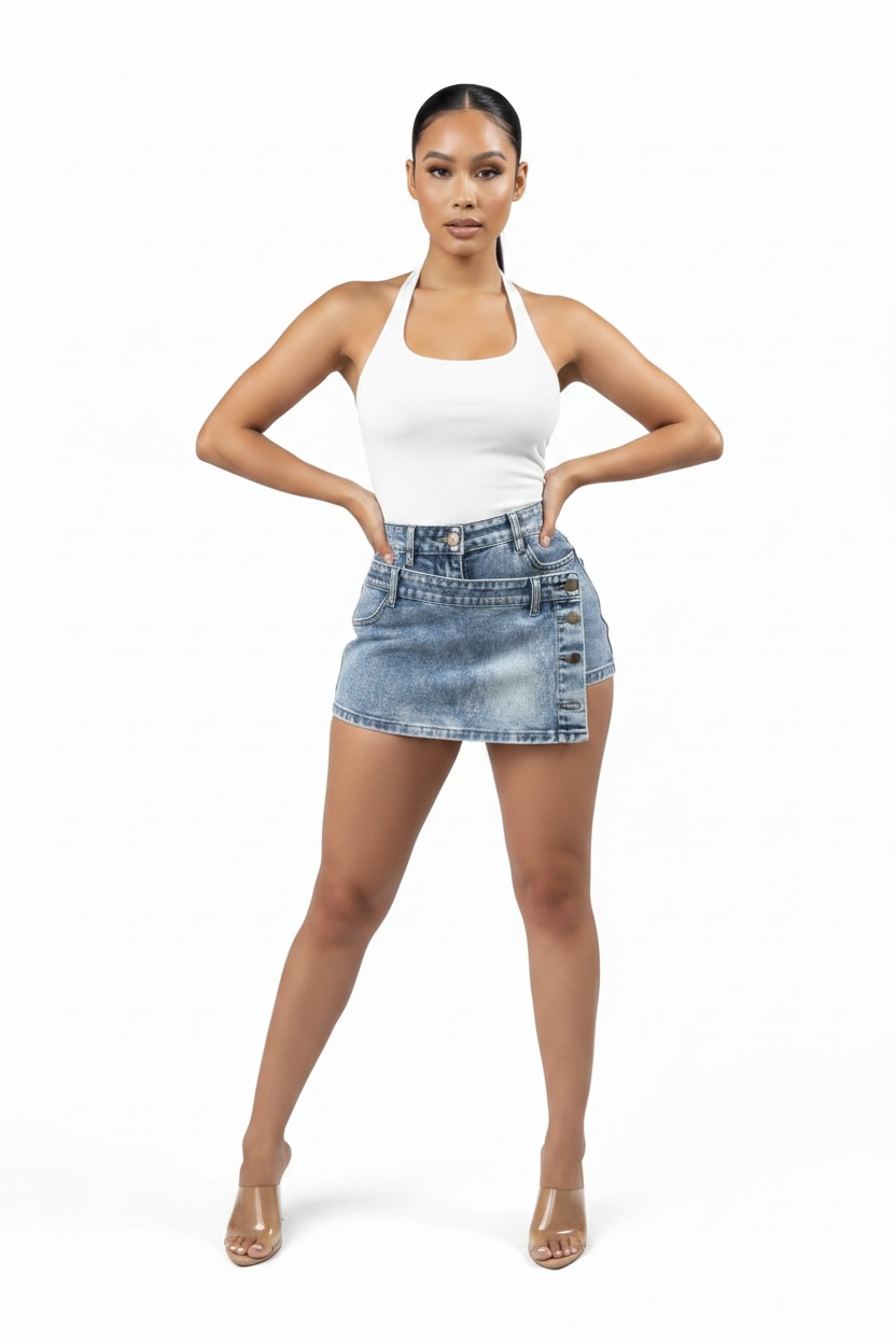 IT GIRL CROSSOVER PATCH SKORT