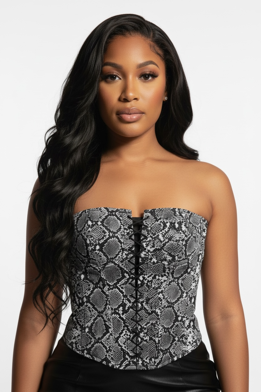 SERPENT SEDUCTION CORSET TOP