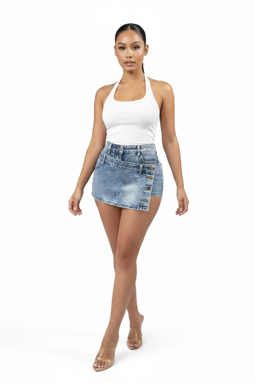 IT GIRL CROSSOVER PATCH SKORT