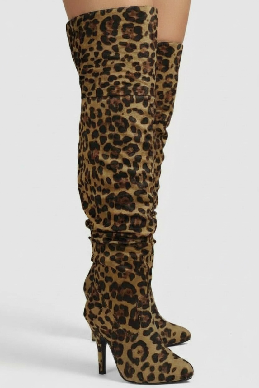 RUNWAY VIXEN KNEE-HIGH BOOTS