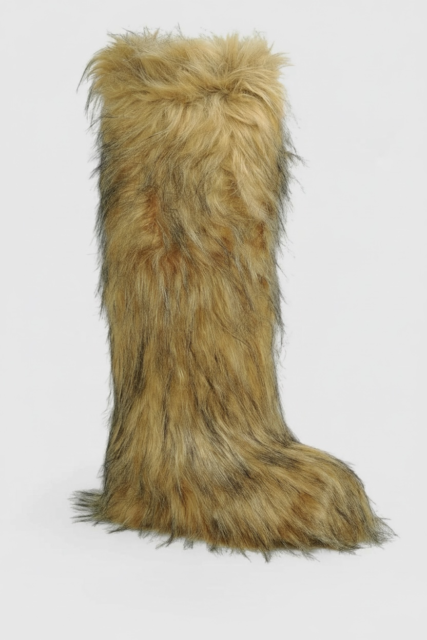 GOLDEN MINK TALL BOOTS