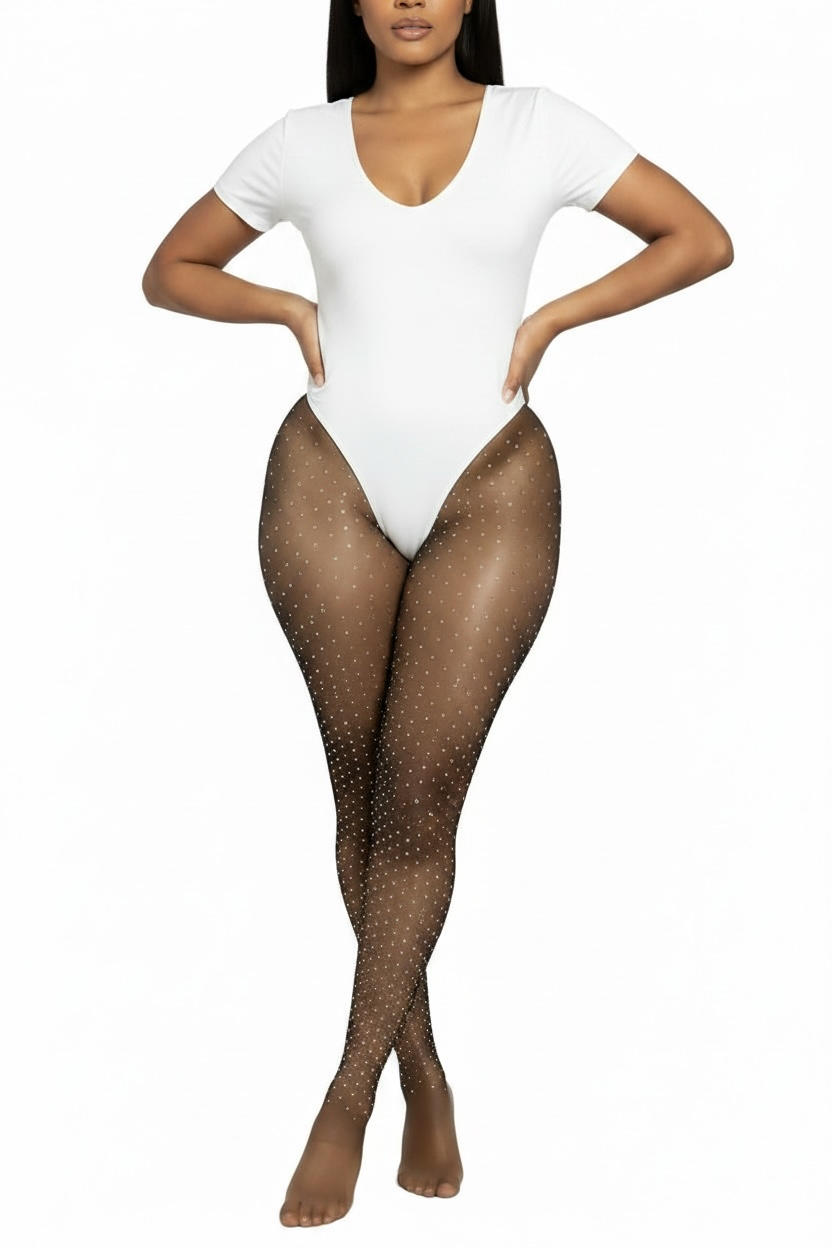 GLIMMER MESH TIGHTS