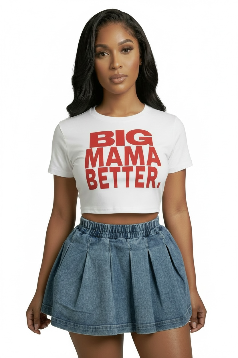 SULTRY DENIM MINI SKIRT