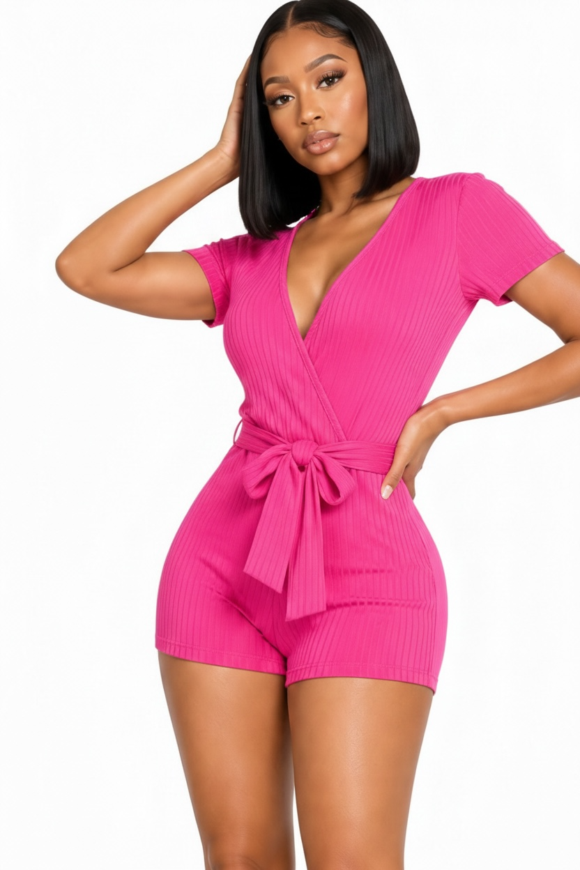 The VNeck Shorty Romper