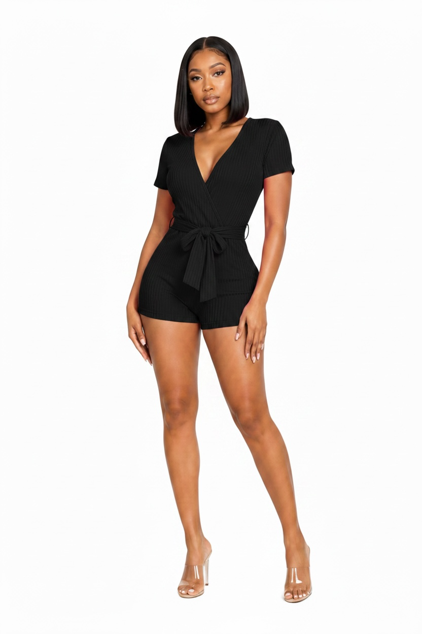The VNeck Shorty Romper