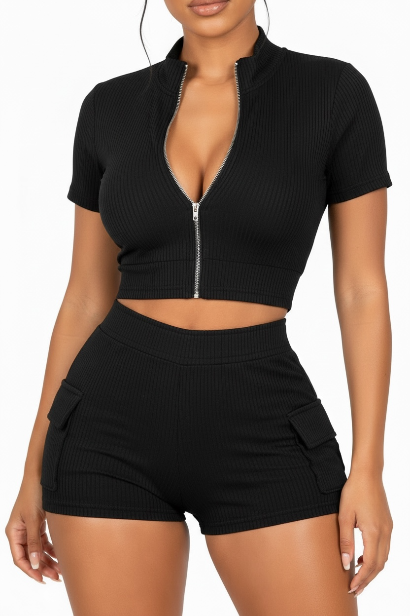 RUFFLED CARGO SET