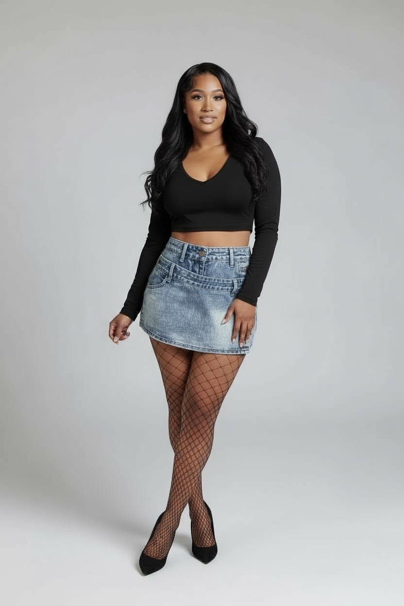 IT GIRL CROSSOVER PATCH SKORT