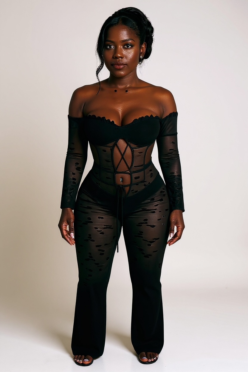 TEMPT ME LACE JUMPSUIT